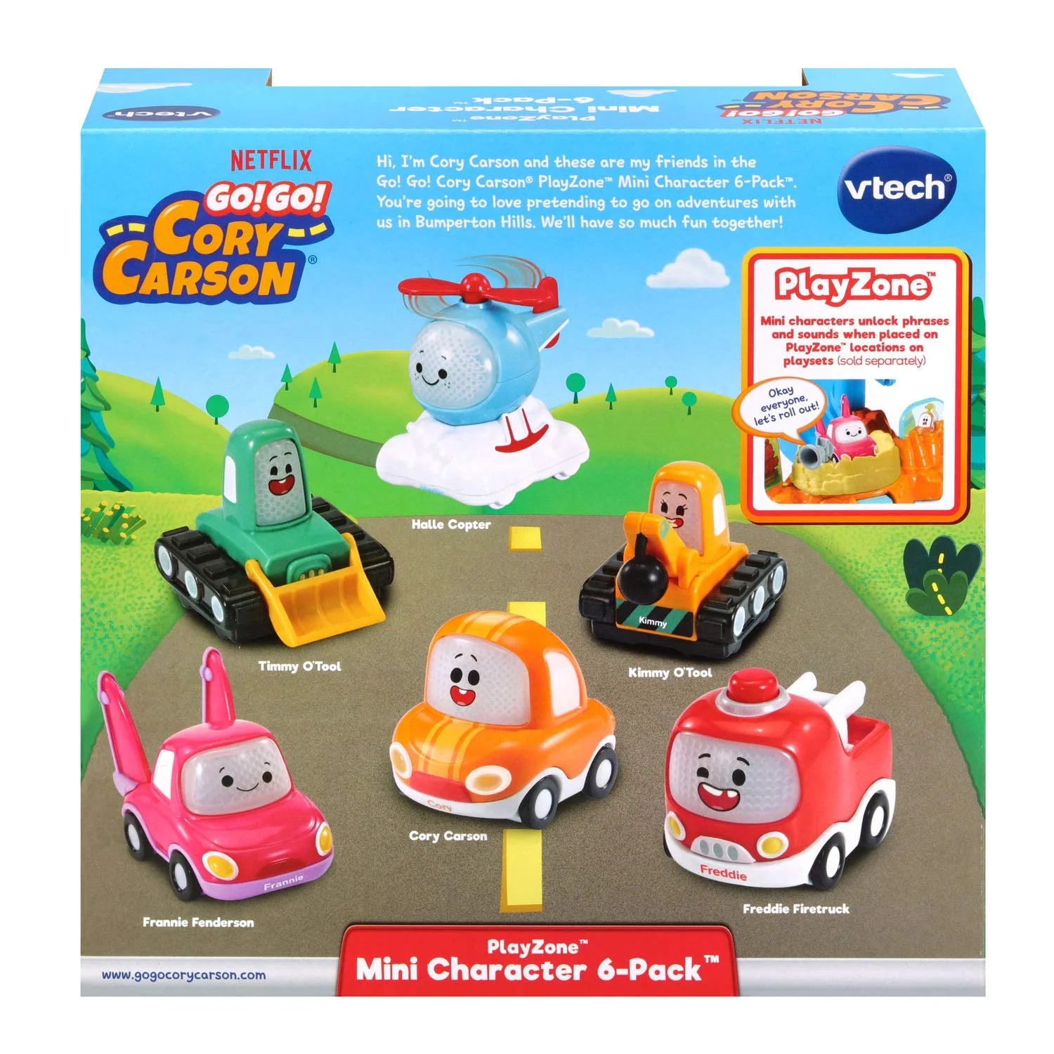 VTech Go! Go! Cory Carson PlayZone Mini Characters 6-Pack